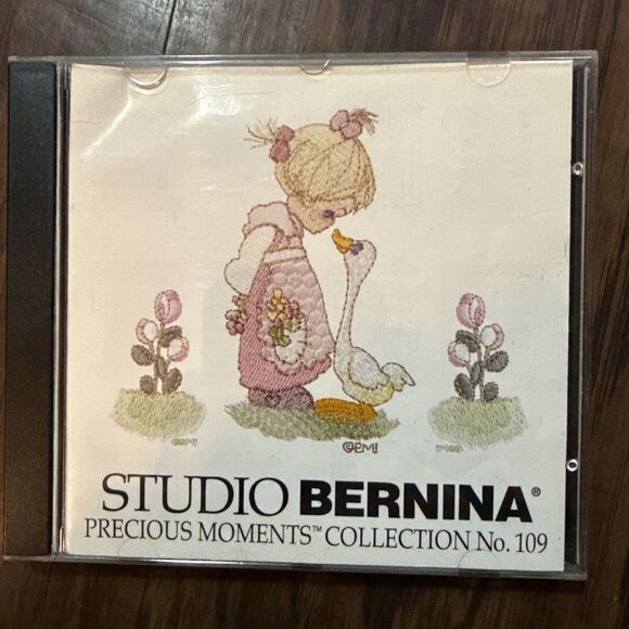 Studio Bernina Precious Moments Collection No. 109 Embroidery Card Designs Dolls - Picture 1 of 4